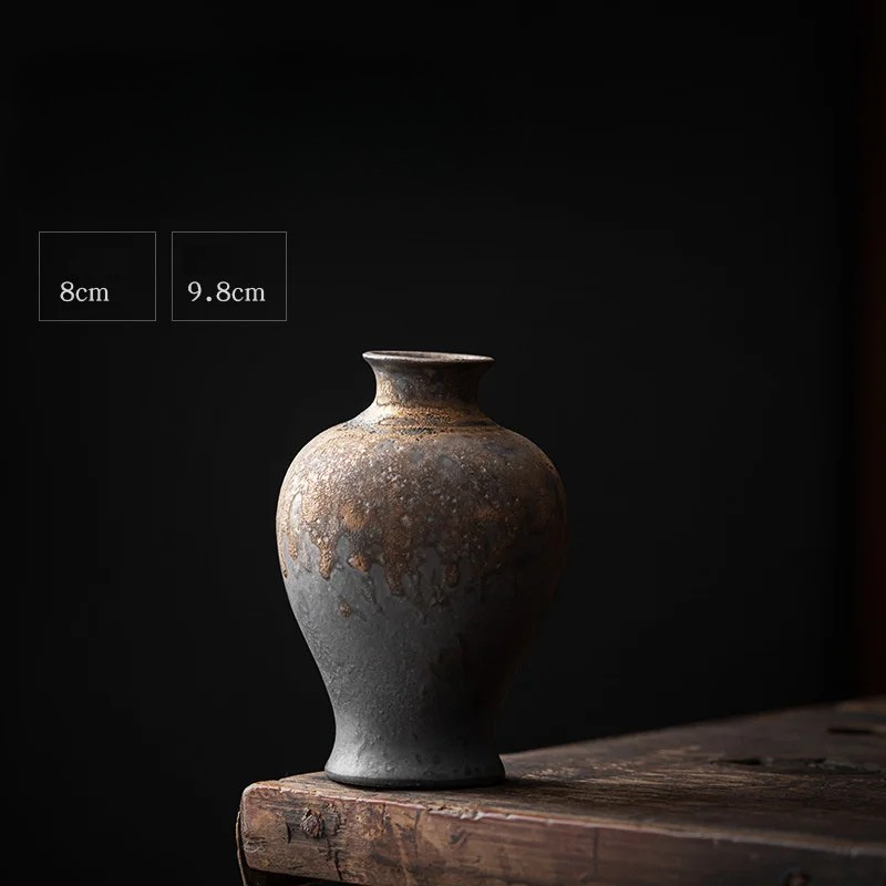 Vase à Fleurs Grec Vintage Décoratif en Céramique