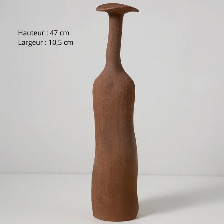 Vase Décoratif Moderne Design Scandinave | Texture Céramique Artisanale