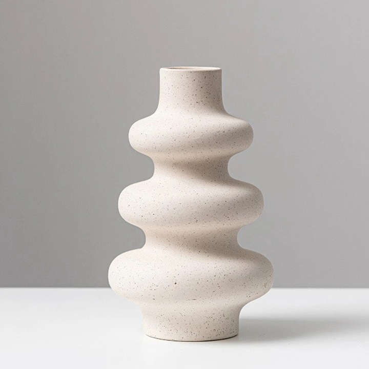 Vase en Céramique Moderne Décoratif | Design Scandinave et Bohème