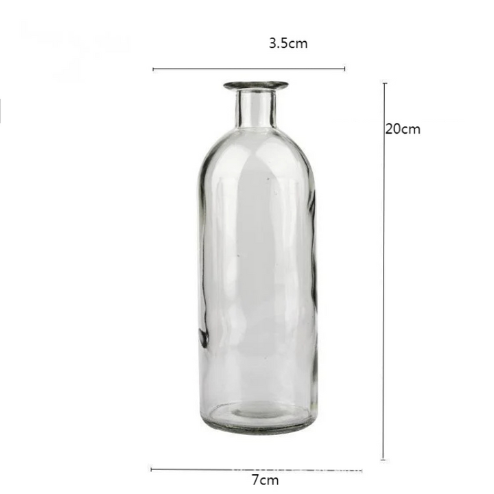 Vase en Verre Coloré Cylindrique Décoratif | Style Scandinave