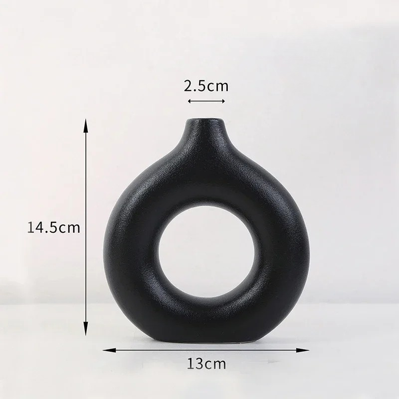 Petit Vase Pampa Soliflore Scandinave | Céramique Élégante