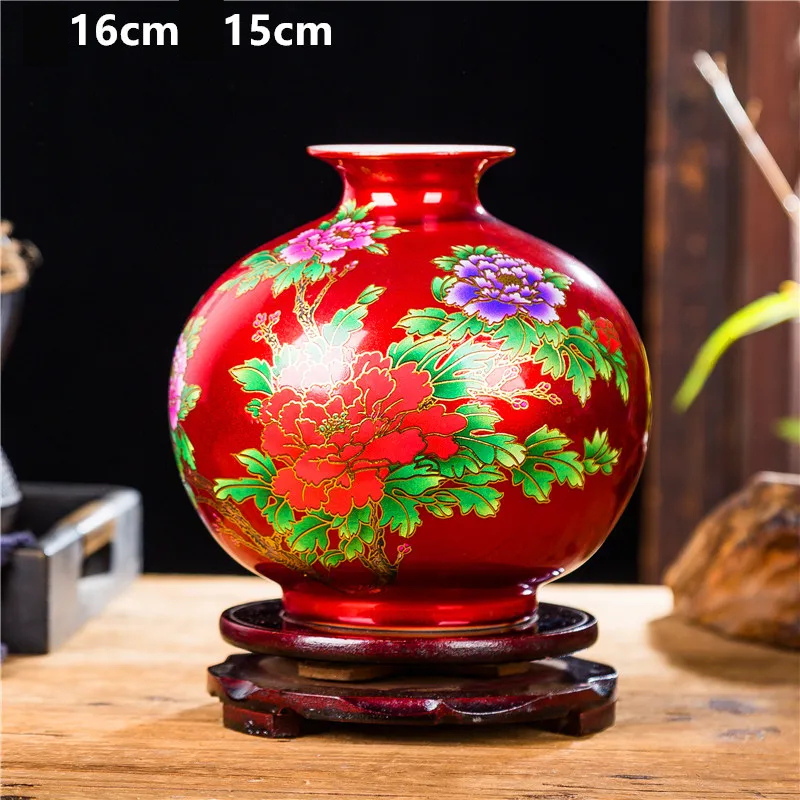 Vase à Fleurs Chinois en Céramique | Élégance Décorative Artisanale