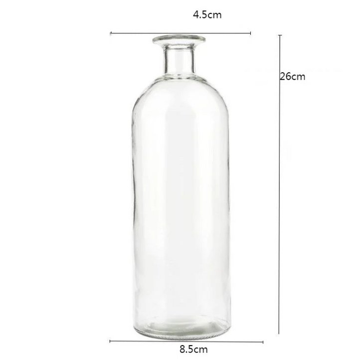 Vase en Verre Coloré Cylindrique Décoratif | Style Scandinave