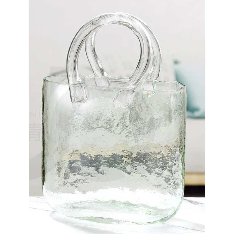 Vase à Fleurs en Verre Scandinave | Design Élégant, Décoratif et Original