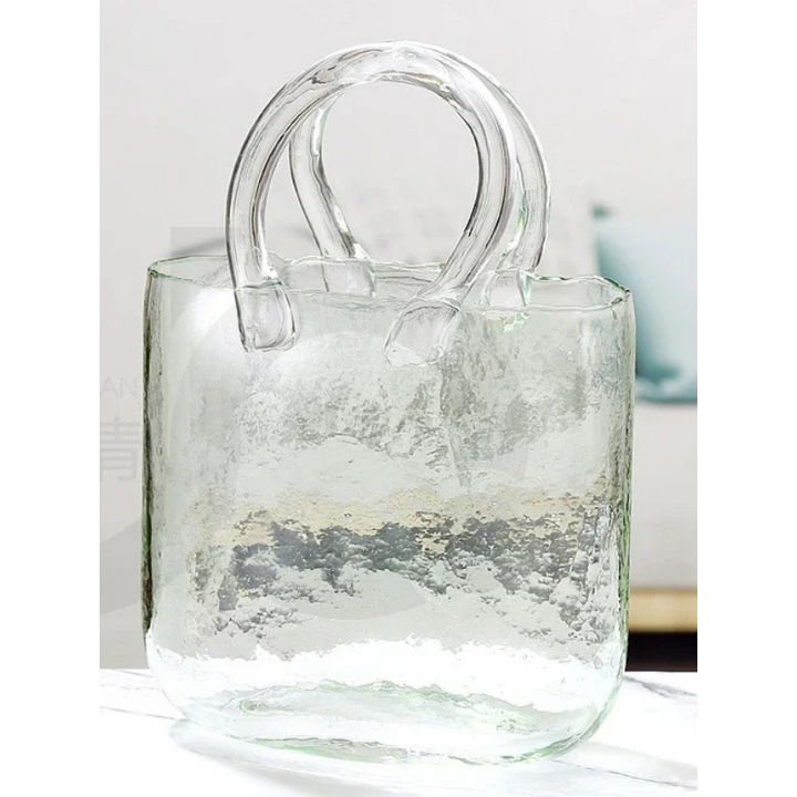 Vase à Fleurs en Verre Scandinave | Design Élégant, Décoratif et Original