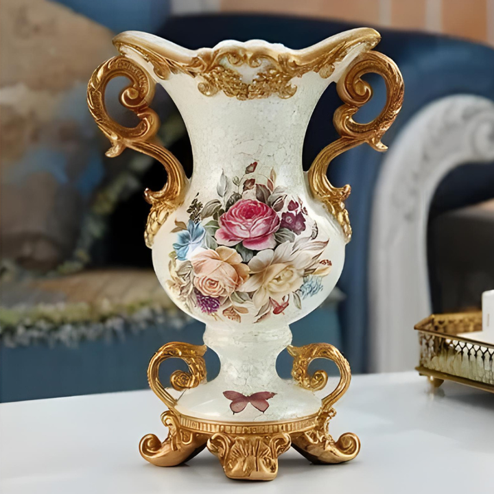 Vase Décoratif Européen En Résine Luxueux