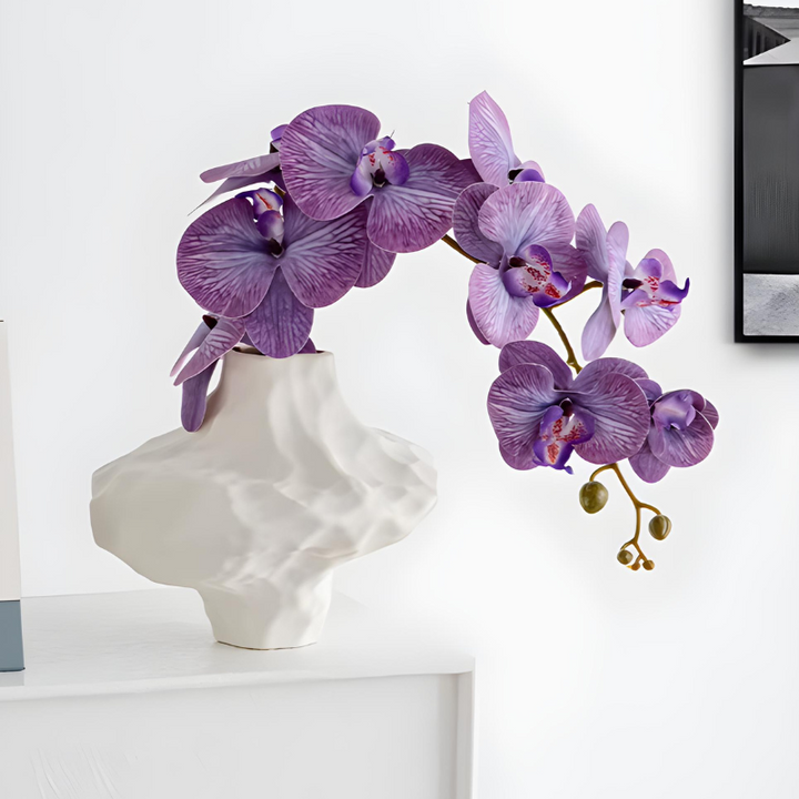 Vase à Fleurs en Céramique Moderne et Décoratif | Design Géométrique Mat