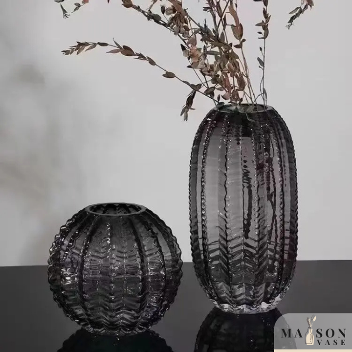 Vase en Verre Haut de Gamme | Éclat Luxueux et Design Moderne