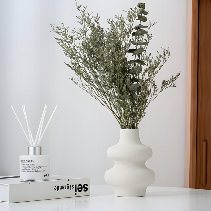 Vase en Céramique Moderne Décoratif | Design Scandinave et Bohème