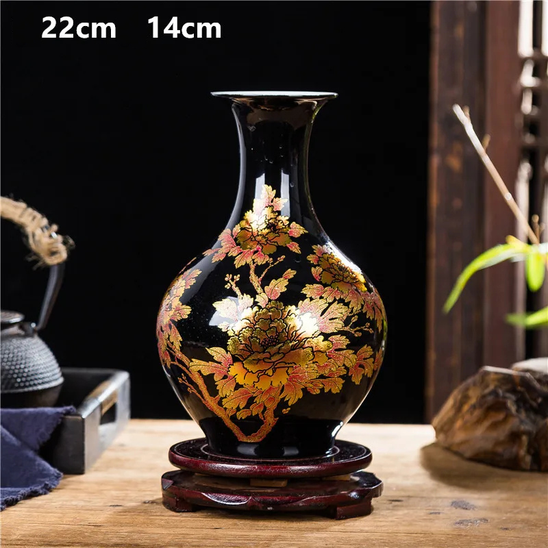 Vase à Fleurs Chinois en Céramique | Élégance Décorative Artisanale