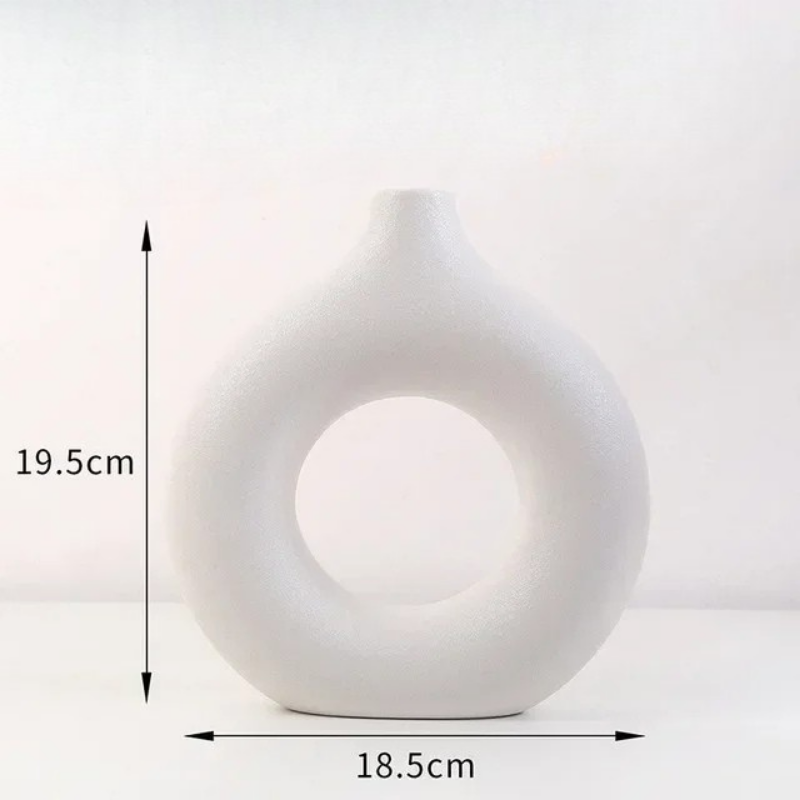 Petit Vase Pampa Soliflore Scandinave | Céramique Élégante