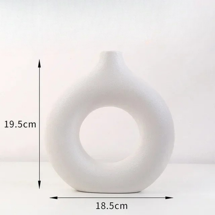 Petit Vase Pampa Soliflore Scandinave | Céramique Élégante