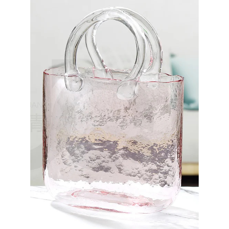 Vase à Fleurs en Verre Scandinave | Design Élégant, Décoratif et Original