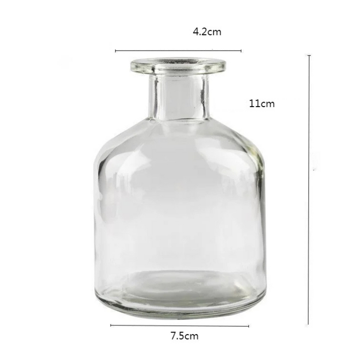 Vase en Verre Coloré Cylindrique Décoratif | Style Scandinave