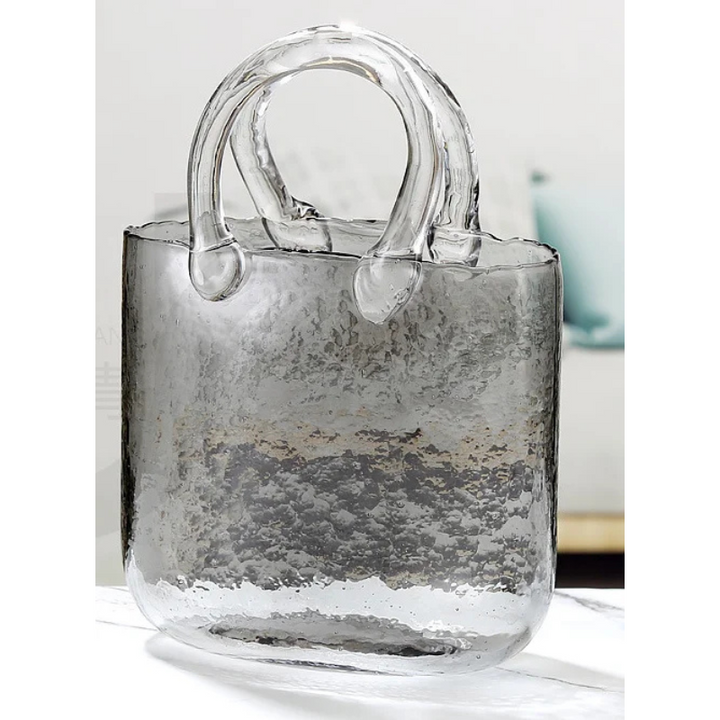 Vase à Fleurs en Verre Scandinave | Design Élégant, Décoratif et Original