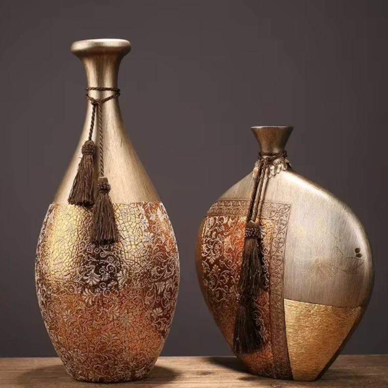 Vase de Luxe en Céramique au Style Chinois