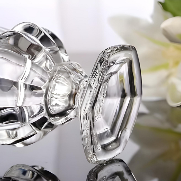 Petit Vase en Verre Transparent | Élégant et Décoratif