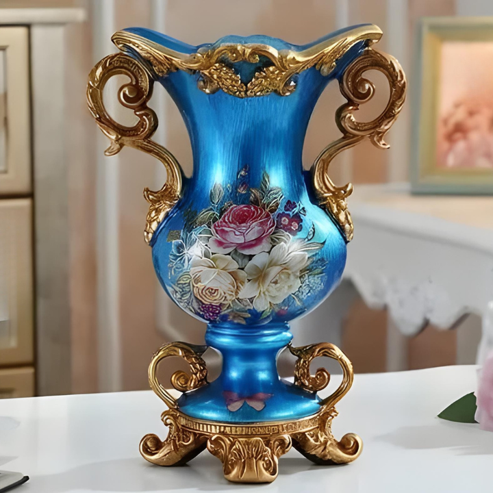 Vase Décoratif Européen En Résine Luxueux