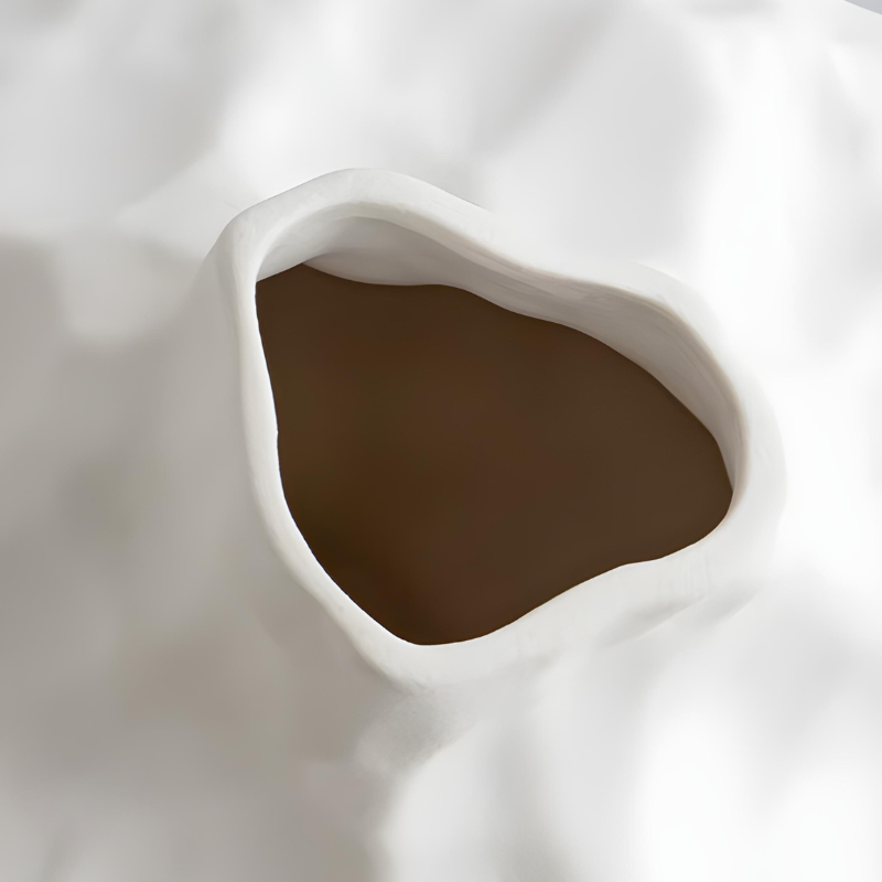 Vase à Fleurs en Céramique Moderne et Décoratif | Design Géométrique Mat