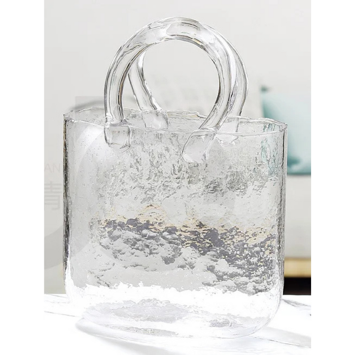 Vase à Fleurs en Verre Scandinave | Design Élégant, Décoratif et Original