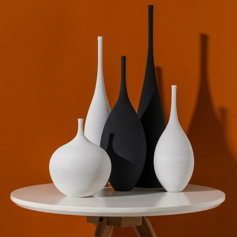 Vase en Céramique Minimaliste | Design Moderne Fait à la Main