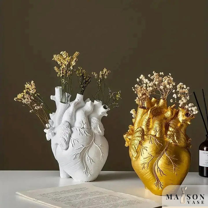 Petit Vase en Forme de Coeur | Moderne et Décoratif