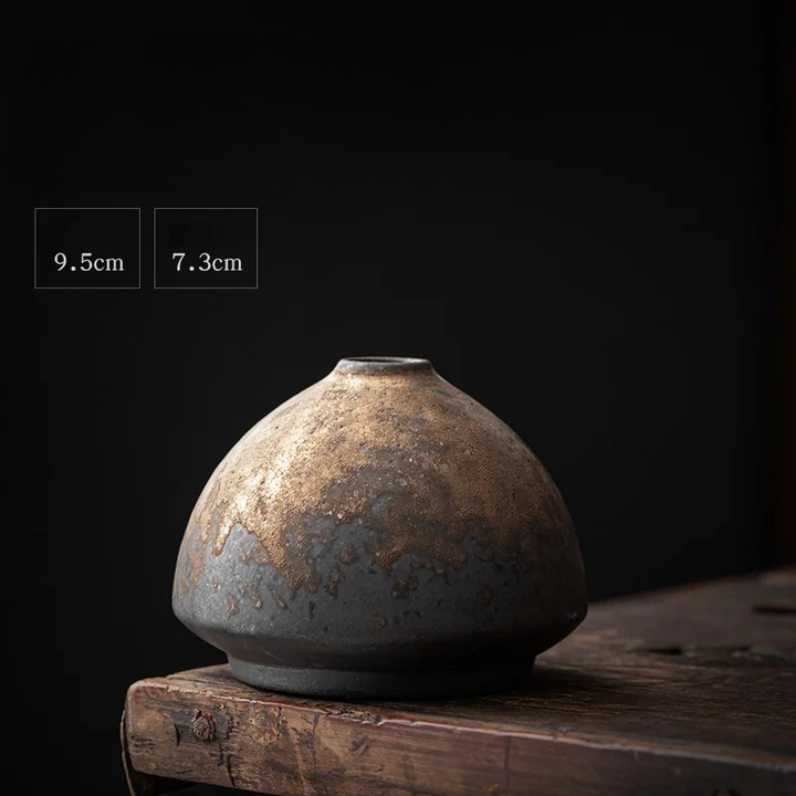 Vase à Fleurs Grec Vintage Décoratif en Céramique