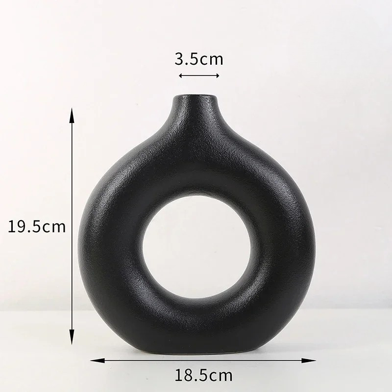 Petit Vase Pampa Soliflore Scandinave | Céramique Élégante