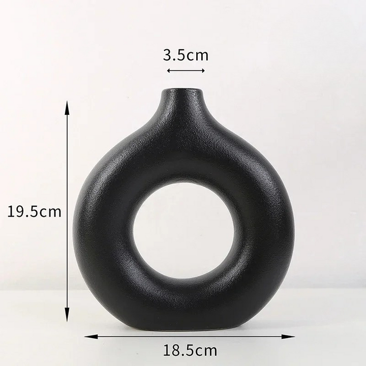 Petit Vase Pampa Soliflore Scandinave | Céramique Élégante