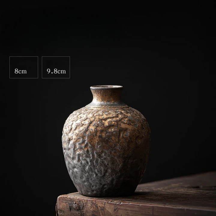 Vase à Fleurs Grec Vintage Décoratif en Céramique