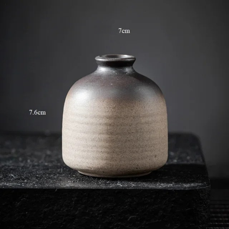 Petit Vase à Fleurs Traditionnel Chinois | Style Rétro Décoratif