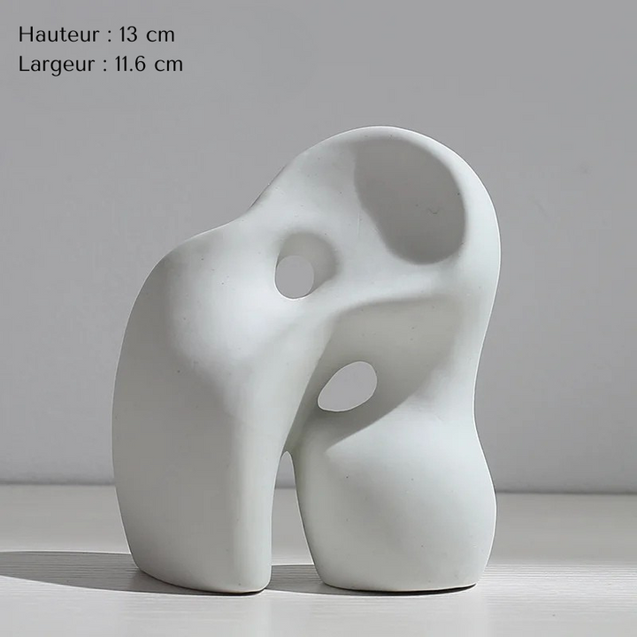 Vase Pampa Soliflore Blanc | Style Nordique Design