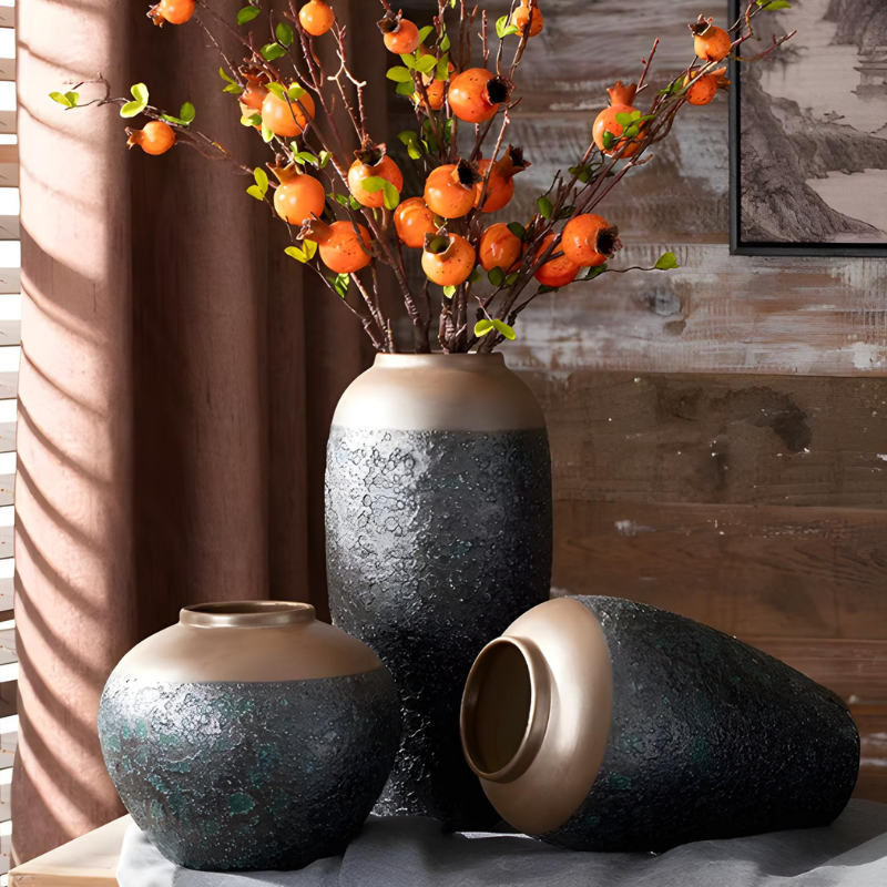 Grand Vase à Fleurs Chinois | Céramique de Luxe