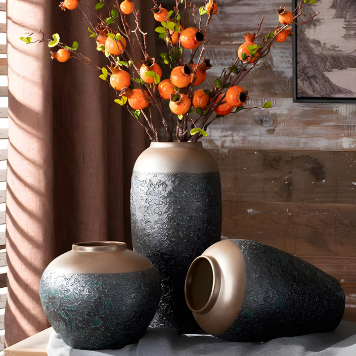 Grand Vase à Fleurs Chinois | Céramique de Luxe