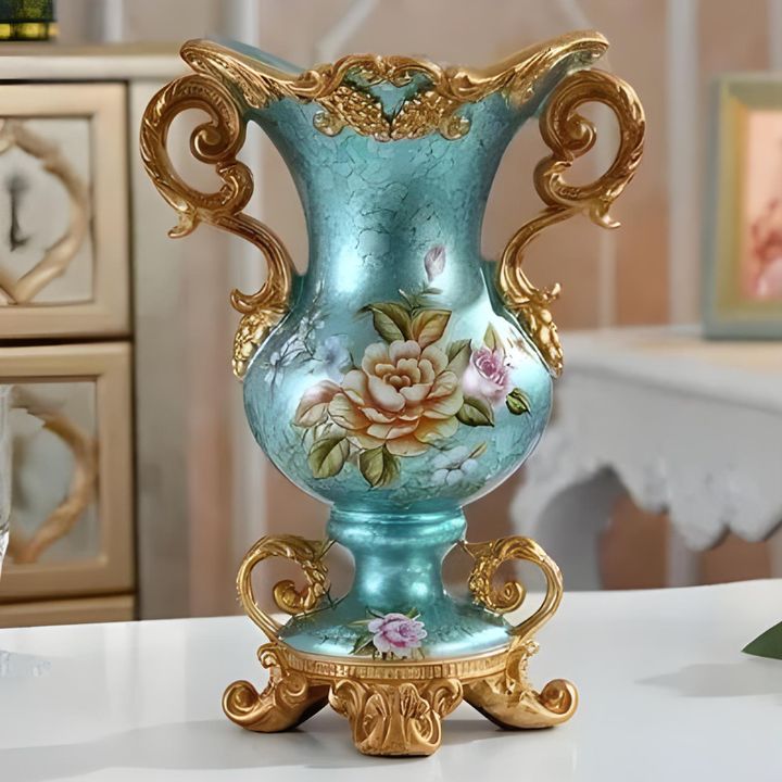 Vase Décoratif Européen En Résine Luxueux