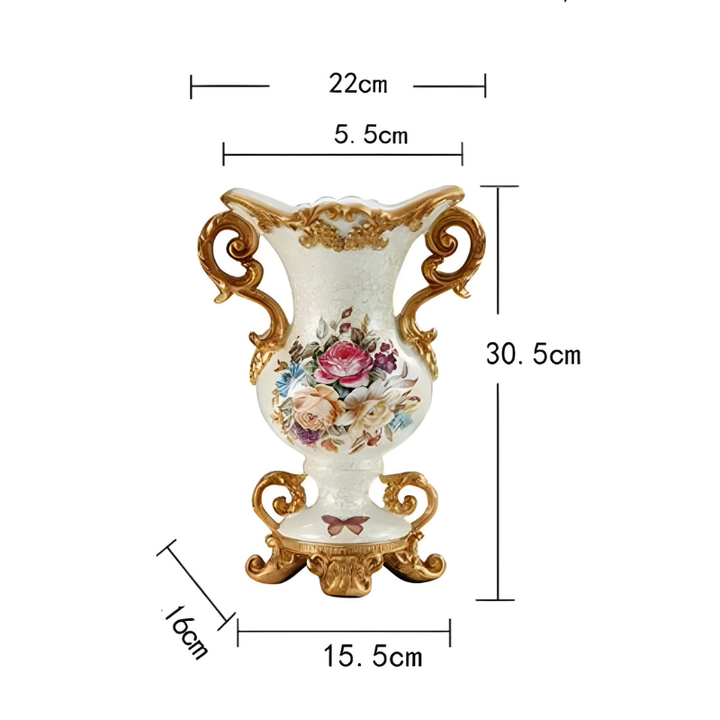 Vase Décoratif Européen En Résine Luxueux