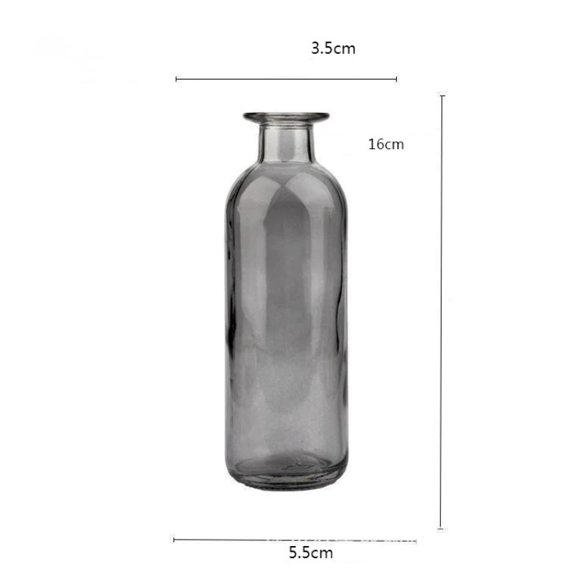 Vase en Verre Coloré Cylindrique Décoratif | Style Scandinave