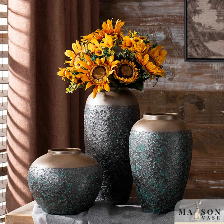 Grand Vase à Fleurs Chinois | Céramique de Luxe