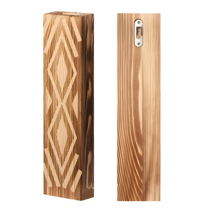 Vase à fleurs Murale Suspendu en Bois Naturel | Style Minimaliste et Décoratif