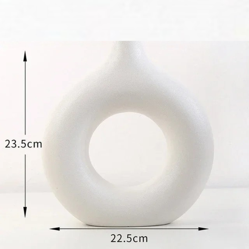 Petit Vase Pampa Soliflore Scandinave | Céramique Élégante