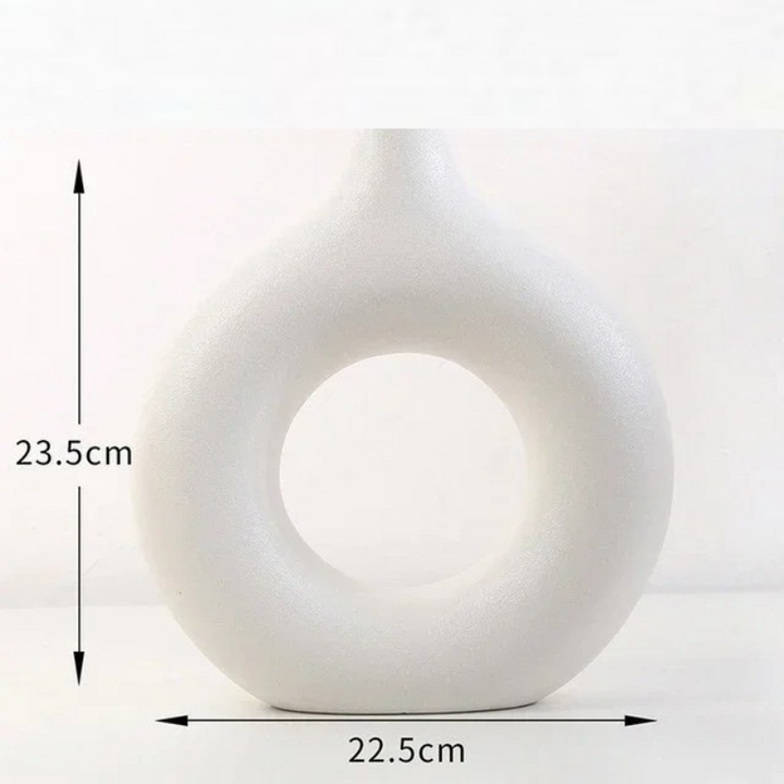 Petit Vase Pampa Soliflore Scandinave | Céramique Élégante