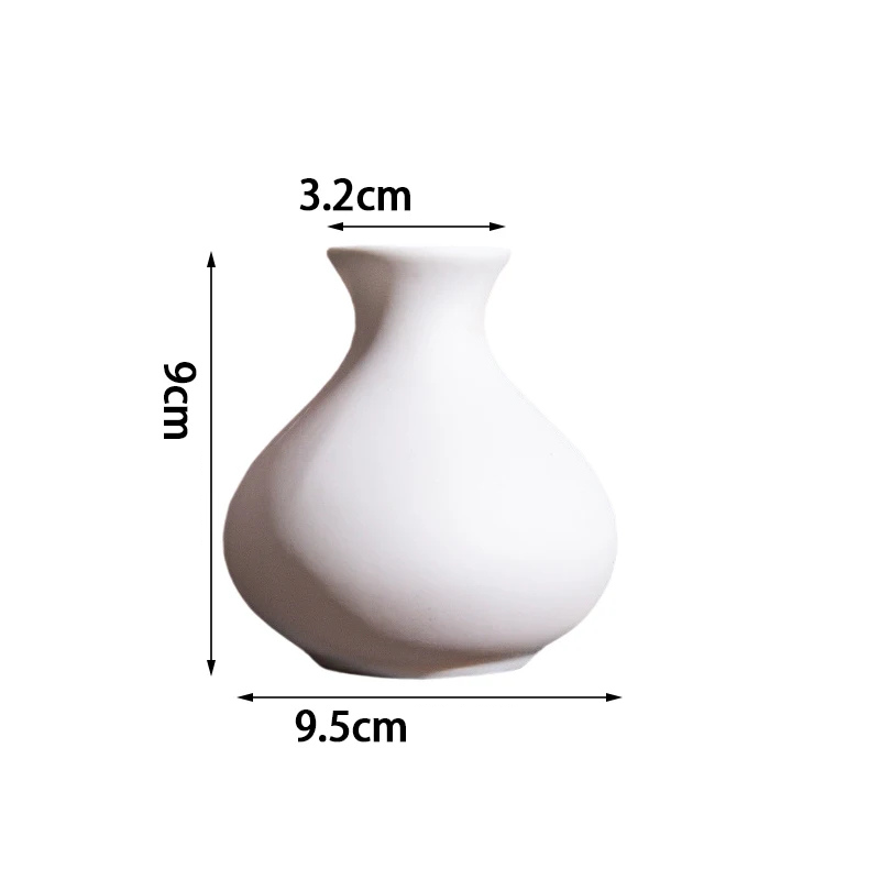 Vase Blanc Moderne | Design Épuré en Céramique