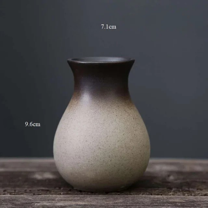 Petit Vase à Fleurs Traditionnel Chinois | Style Rétro Décoratif