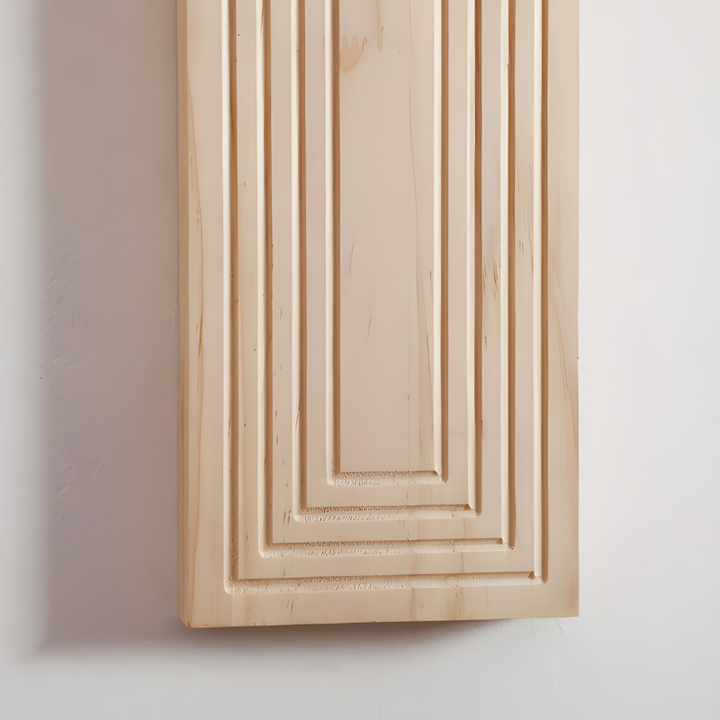 Vase à Fleurs Mural Arqué en Bois Sculpté | Design Boho Moderne et Décoratif