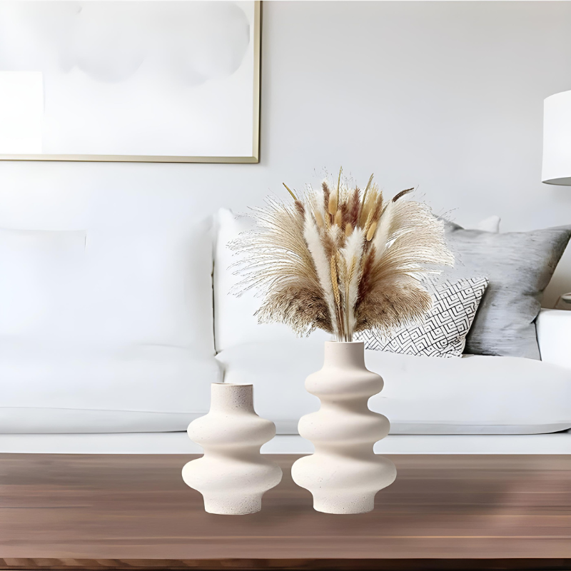 Vase en Céramique Moderne Décoratif | Design Scandinave et Bohème