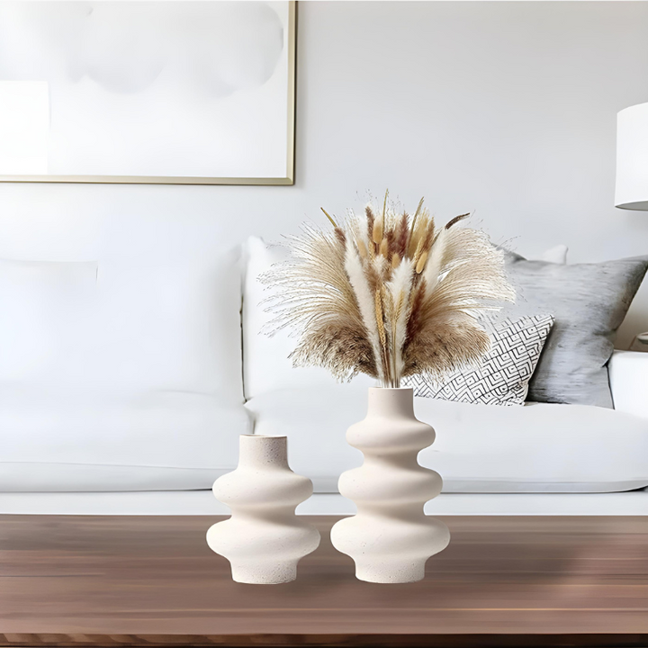 Vase en Céramique Moderne Décoratif | Design Scandinave et Bohème