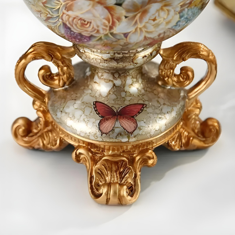 Vase Décoratif Européen En Résine Luxueux