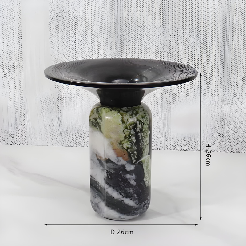 Vase de Luxe en Marbre | Design Ikebana Moderne Haut de Gamme