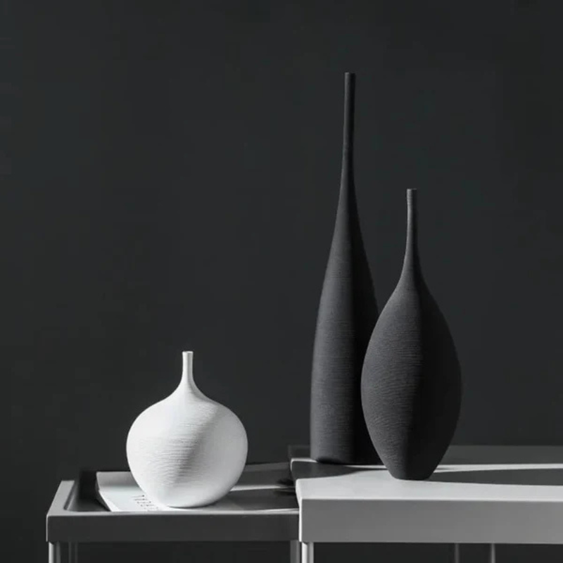 Vase en Céramique Minimaliste | Design Moderne Fait à la Main