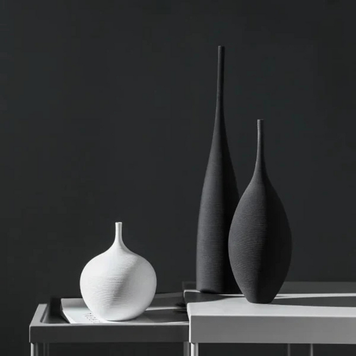 Vase en Céramique Minimaliste | Design Moderne Fait à la Main